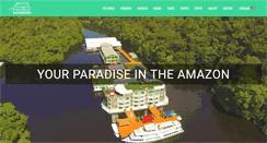 Desktop Screenshot of amazonjunglepalace.com.br